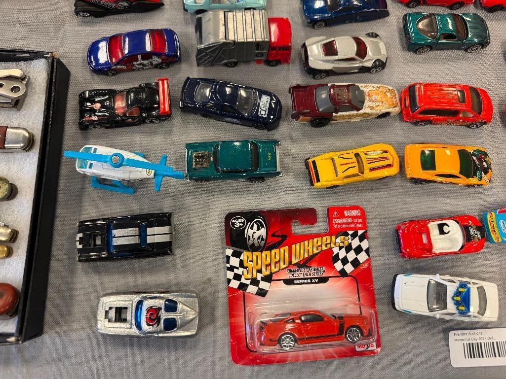 OVER 60+ MOSTLY 1:64 DIE-CAST TOY CARS MATCHBOX, HOTWHEELS, MAISTO
