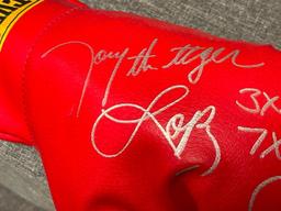 TONY "THE TIGER" LOPEZ AUTOGRAPHED BOXING GLOVE 3X WORLD BOXING CHAMPION COMPETED 1983-1999