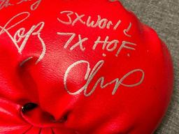TONY "THE TIGER" LOPEZ AUTOGRAPHED BOXING GLOVE 3X WORLD BOXING CHAMPION COMPETED 1983-1999