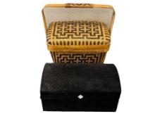 ARTS AND CRAFTS AND JEWELRY STORAGE BOXES