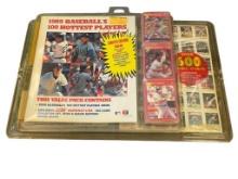 1989 SCORE AND 1990 BASEBALL PLAYER TRIVIA STICKER KIT