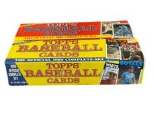 1986 AND 1989 TOPPS BASEBALL COLLECTORS SPORT CARD SETS IN ORIGINAL BOXES