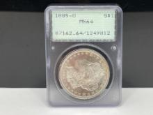 1885-O U.S. MORGAN SILVER DOLLAR PCGS MS64