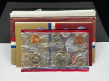 1984, 1985, 1987, AND 1989 U.S. MINT UNCIRCULATED COIN SETS