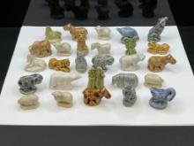 27 VINTAGE WADE CERAMICS MINIATURE FIGURES