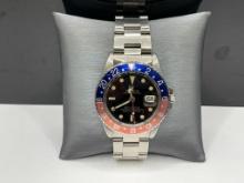 1966 ROLEX OYSTER PERPETUAL GMT MASTER PEPSI MODEL 1675 WRISTWATCH