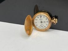 LADIES 1908 HAMPDEN WATCH CO. SEVEN JEWELS POCKET WATCH