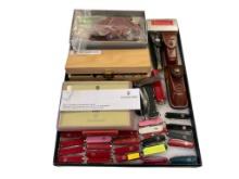SWISS ARMY KNIFE VICTORINOX POCKET / KEYCHAIN KNIVES ALONG WITH KERSHAW & VISCONTI UTILITY KNIFES