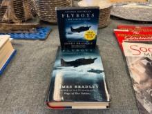 2003 FIRST EDITION "FLYBOYS" BOOK BY JAMES BRADLEY WITH DUST COVER AND 5CD SET