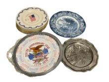 ASSORTED COLLECTIBLE BICENTENNIAL COMMEMORATIVE PLATES
