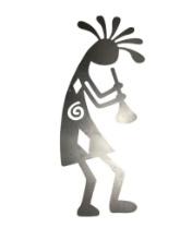 CUT METAL NATIVE AMERICAN DESIGN KOKOPELLI WALL ART