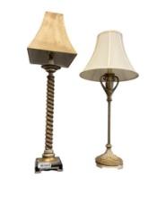 TWO ELEGANT HOME DECOR TABLE LAMPS