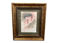 LORA WINSBOROUGH SOUTHWEST PRINT FEATURING ADOBE HOME