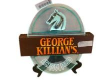 VINTAGE GEORGE KILLIAN'S IRISH RED BEER LIGHTED BEER SIGN