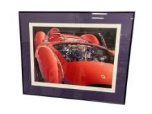 RANDY OWENS SERIGRAPH PRINT "'57 FERRARI 315 S"