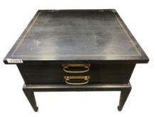 MID-CENTURY LACHMAN BROS BAY AREA, CALIFORNIA DESIGNER MARTINSVILLE TWO DRAWER END TABLE