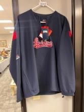 NEW WITH TAGS MEN'S SLO-PITCH NATIONAL BLUE MESH JACKET