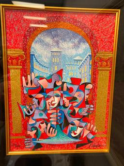 ANATOLE KRASNYANSKY (1930-2023) LIMITED EDITION SERIGRAPH TITLED "GATEWAY TO THE CITY" 2012