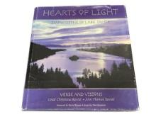 2002 "HEARTS OF LIGHT IMPRESSIONS OF LAKE TAHOE" SIGNED BOOK BY LINDA RAVIZE AND JOHN RAVIZE