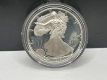 1993 AMERICAN SILVER EAGLE PROOF DOLLAR IN CAPSULE
