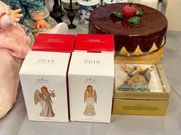 HALLMARK KEEPSAKE ANGEL SERIES TREE TRIMMER COLLECTION ANGEL ORNAMENTS 2018, 2019, 2021, 2022