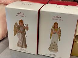 HALLMARK KEEPSAKE ANGEL SERIES TREE TRIMMER COLLECTION ANGEL ORNAMENTS 2018, 2019, 2021, 2022
