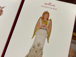 HALLMARK KEEPSAKE ANGEL SERIES TREE TRIMMER COLLECTION ANGEL ORNAMENTS 2018, 2019, 2021, 2022