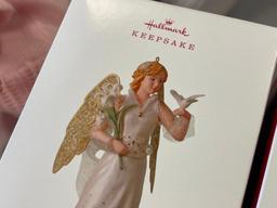 HALLMARK KEEPSAKE ANGEL SERIES TREE TRIMMER COLLECTION ANGEL ORNAMENTS 2018, 2019, 2021, 2022