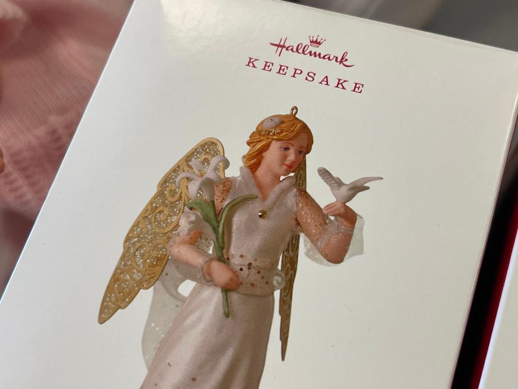 HALLMARK KEEPSAKE ANGEL SERIES TREE TRIMMER COLLECTION ANGEL ORNAMENTS 2018, 2019, 2021, 2022