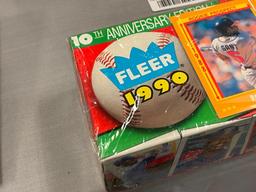 1990 FLEER 10TH ANNIVERSARY MLB BASEBALL CARD SET WITH STICKERS FACTORY SEALED