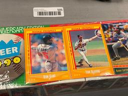 1990 FLEER 10TH ANNIVERSARY MLB BASEBALL CARD SET WITH STICKERS FACTORY SEALED