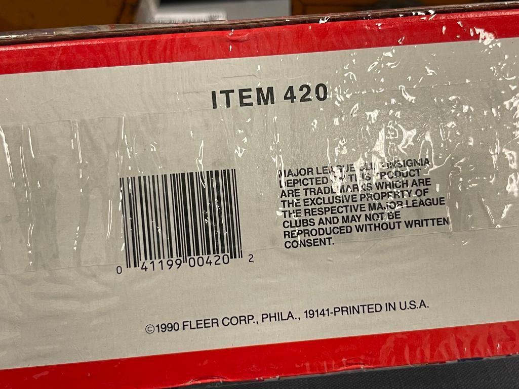 1990 FLEER 10TH ANNIVERSARY MLB BASEBALL CARD SET WITH STICKERS FACTORY SEALED
