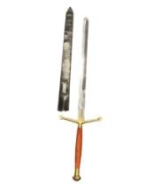 VINTAGE 1980'S EARLY SCOTTISH CLAYMORE MUSEUM REPLICA MEDIEVAL TWO HANDED SWORD