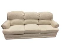 KRAUSE TARZAN "ANTIQUE" UPHOLSTERY THREE SEAT SOFA WITH STAINSAFE PROTECTION