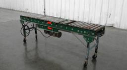 Rapistan 15" W x 96" L Belt Driven Roller Conveyor