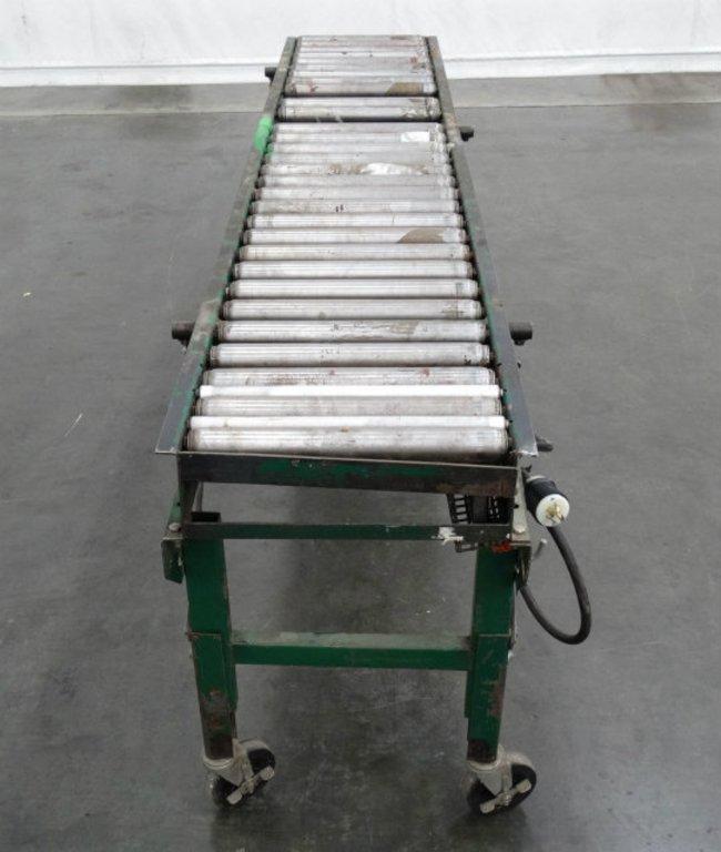 Rapistan 15" W x 96" L Belt Driven Roller Conveyor