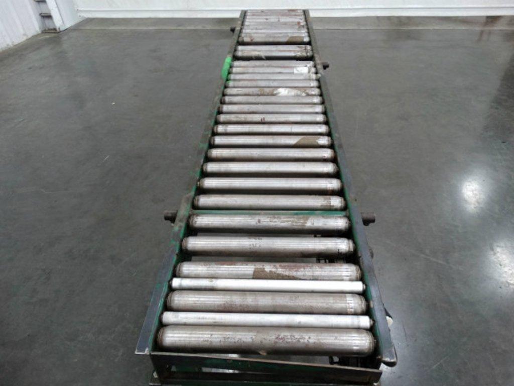 Rapistan 15" W x 96" L Belt Driven Roller Conveyor