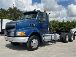 1999 STERLING A9500 TANDEM AXLE DAYCAB TRUCK CATERPILLAR CAT TURBO DIESEL LOW MILES WET KIT