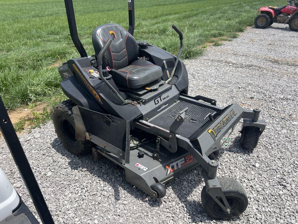 Spartan zero turn mower