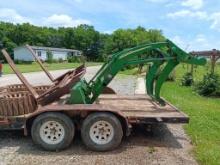 John Deere 400X Loader + forks