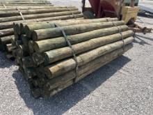 5”x8’ Treated Fence Posts