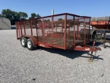 16x6.5ft Cage Trailer