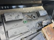 Heavy Duty 1/2 Moon gusseted skid steer hitch
