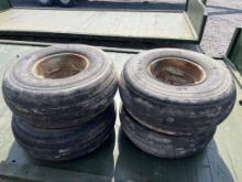 Set of 4--six lug tires