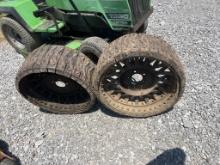 Set of 2 wheels
