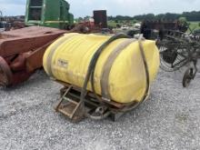 Yellow 400 gallon tank