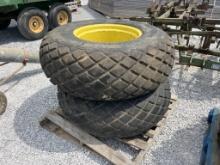 set of 2 tractor tires