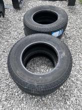 Set of new ST205/75R15 trailer tires