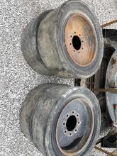 Set of used hard tires 33x12-2