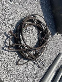 Pile of 4 Heavy Duty Lifting Cables